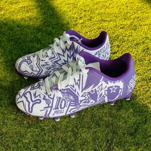Puma x Christian Pulisic Tacto II FG/AG Soccer Cleats Youth Size 13 Purple